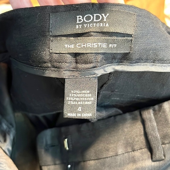 🖤Victoria's Secret,Body By Victoria LINEN Blend,Christie Fit Pants,Slimming,4 - Picture 3 of 9